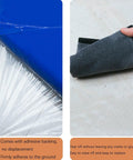 Heavy Duty 300 Sheet Adhesive Tacky Mats For Sweeping Dust Dirt And Grit Off Boots And Equipment Wheels Quick Peel Replacement Layers For Cleanrooms Hospitals Labs Construction Sites And Offices Straight Clean Setup Every Time showing the adhesive backing and effortless peel removal.