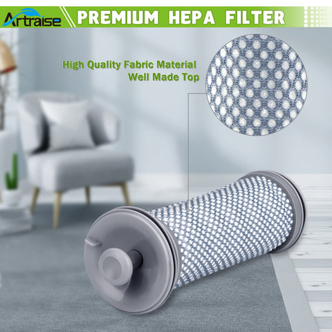 Close-up of Pre Filter Replacement 3 Pack For A10 A11 Hero And A10 A11 Master Vacuum Cleaners, emphasizing fabric detail