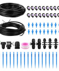 Automatic Lawn Sprinkler System With 32.8Ft 8 to 12 Tubing And 16.4Ft 4 to 7 Tubing Kit G Type fittings
