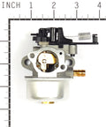 593599 Carburetor OEM Replacement for Lawn And Garden Equipment, top view with measurement scale
