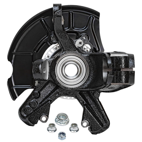 Front 2 Piece Steering Knuckles With Wheel Hub Bearing Assembly For Volkswagen Beetle Golf Jetta Replacement Kit close-up view