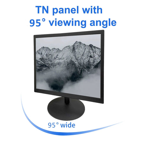 Compact 17 Inch Monitor For Home And Office With 5 By 4 Aspect 1280 By 1024 Native Resolution 75 Hz Refresh Rate LED Panel