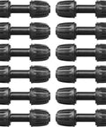 Half Inch Drip Irrigation Tubing Couplings Kit, 12 Barbed Locking Connectors for Drip Tubing, 16mm OD, set of twelve connectors