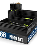 68 Piece Tool Box Organizer Tray Set With 5 Sizes XL L M S XS for Garage Drawer Storage DIY Tinker Customizable Compartments