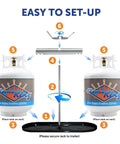 Dual RV Propane Tank Rack For Two 20 Pound Cylinders Fits RVs And Trailers Secure Hold And Quick Easy Bolt On Installation