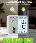 All In One Weather Station With 1 Wireless Remote Sensor, Indoor Outdoor Thermometer Hygrometer, Atomic Clock, Weather Forecast