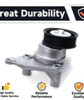 Serpentine Belt Drive Component Kit For Chevy And GMC Trucks 2002-2007 Including Avalanche Express Silverado 1500 2500 3500 Replaces 12609719 12555609 12626222 90K-38158C tensioner pulley