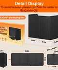 Foot Warmer With Heated Floor Mat For Home Office, Portable Space Heater With 12H Timer And 8 Heat Levels in packaging