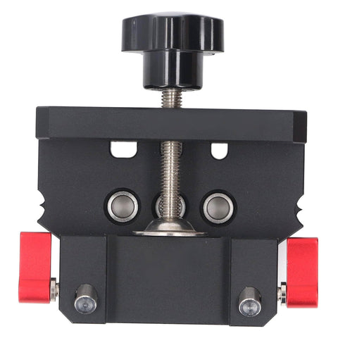 Front view of Pro Grade Self Centering Doweling Jig Kit With 6Mm 8Mm 10Mm Drill Bits Aluminum Alloy Portable Wood Dowel Punch Locator.