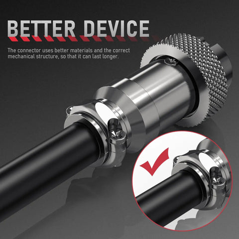 Better device connector for Foot Pedal Amp Control For TIG Welders, Precise Current Control For TIG-200P, 5-pin torch machines