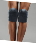 Heavy Duty Work Knee Pads With Wear Resistant Pads Built In Joint Protectors For Construction And Repair Comfy Soft Kneepads That Actually Handle The Daily Grind 4 Piece Pack Lightweight Industrial Guard Gear on legs.
