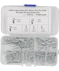 100pcs Stainless Steel Hairpin Cotter Pin Clip Kit With Resealable Storage Case for Heavy Duty Automotive and Industrial Use
