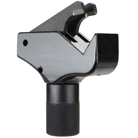 Side view of Powerbuilt universal thread repair tool with knurled black handle