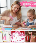 Six Piece Craft Hole Punch Set For Scrapbooking And Binders, 1/4 And 3/16 Inch Handheld Hole Punches In Use By Adults And Kids