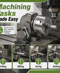 Built Tough 4 5 6 Inch 3 Jaw Chuck Dividing Head With MT2 Tailstock Precision Plates Heavy Duty Milling Workhorse For Wood Or Metal Jobs In Your Garage Shop Setup with drilling, milling, boring tasks.