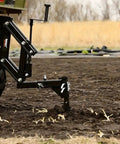 Middle Buster Furrower Attachment For Subsoil Work From Impact Implements in action, heavy duty tool breaking up soil