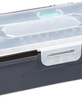 Carry case for 4V Cordless Rechargeable Stick Screwdriver With USB-C Charging, LED Work Light, 34-Piece Bit Set, portable DIY tool storage