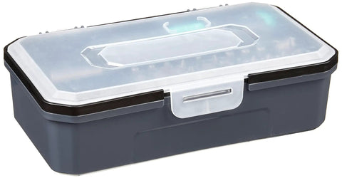 Carry case for 4V Cordless Rechargeable Stick Screwdriver With USB-C Charging, LED Work Light, 34-Piece Bit Set, portable DIY tool storage