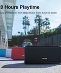 12W Bluetooth Speaker With Rich Bass And Crystal Clear Sound, IPX5 Waterproof, 20 Hour Playtime, Capacitive Touch Controls, Portable