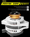 Upgraded 12V 130A Alternator For Honda Odyssey 2005-2007 3.5L Pilot 2005-2008 3.5L Ridgeline 2006-2008 3.5L Acura MDX 2003-2009 RL 2005-2008 TL 2004-2008 Clockwise 6-Groove Pulley OE 31100-RDJ-A01