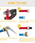 Half Inch PEX Expansion Ball Valve Kit 10 Pack Brass Shut Off Valves F1960 PEX A For Potable Water installation guide