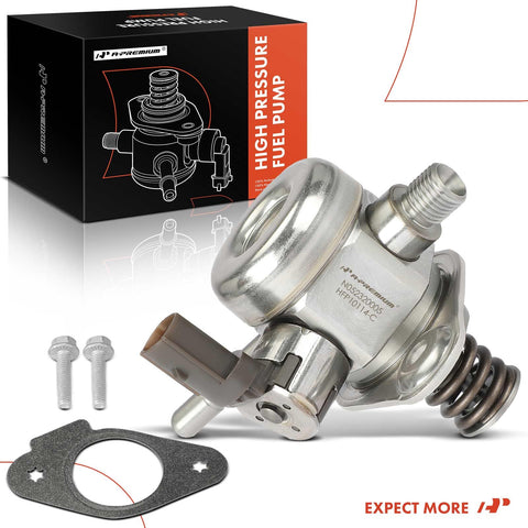High Pressure Fuel Pump Direct Fit For Chevy Equinox Malibu Traverse 2.0L 2.5L Engine shown with installation parts