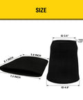 Foam Filter For 1 To 5 Gallon Wet Dry Vacuum High Efficiency Replacement Part Compatible With Models SL18123P shown with dimensions