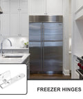 Stainless Steel Refrigerator Freezer Door Hinge Adjustable And Replaceable For Heavy Duty Fridge Easy Tension Control