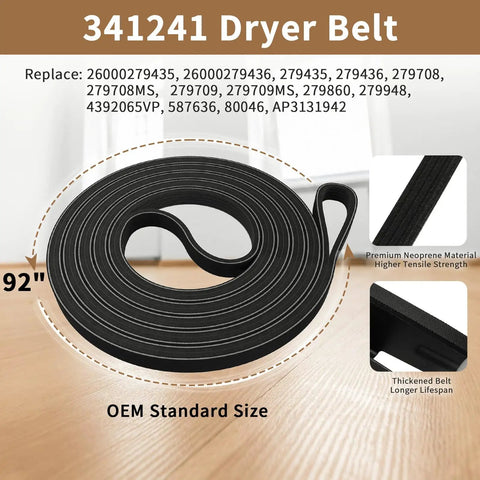 Heavy Duty Dryer Repair Kit With Belt Replacement For Whirlpool Kenmore Maytag Amana Pro Grade Hella Durable Dryer Belt Set