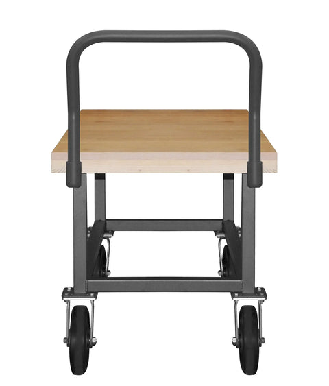 14 Gauge Steel Platform Hand Truck With Smooth Rolling Rubber Casters Spacious 30 By 63 Inch Deck Heavy Duty Utility Cart For Shop Hauling Warehouse Moves And Daily Gear Transport Built Like A Tank