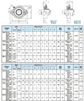 Badass 25.4mm Stainless Steel Two Bolt Flange Bearing Unit Set Screw ABEC 7 Precision Handles Heavy Loads Water Coat Stops Rust In Rain Snow Keeps Stuff Running Smooth Boosting Motor Efficiency And Pump Lifespan For Reliable Industrial Work. technical two-bolt flange bearing size chart