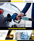 Turbine Flow Meter 1 Inch And Three Quarter Inch Digital Liquid Flowmeter for Water Diesel Kerosene Gasoline in use at fuel pump