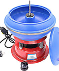 Jewelry Tumbler Polisher Workhorse, 90W Vibration Polishing Machine For Metal Parts, 3.5 Liter Capacity, Durable Rubber Roller