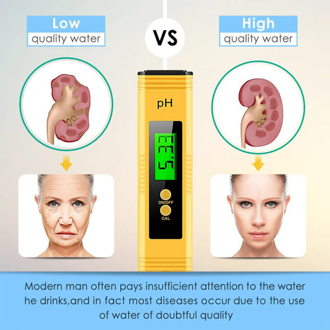 Digital Water PH Tester With 0.01 Accuracy And 0 To 14 PH Range For Hydroponics Drinking Water Pools Aquariums And Home Labs Easy To Use With Bright LED Backlit Display For Clear Readouts Even In Low Light compared for water quality