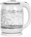 2.0L Electric Kettle With All 304 Stainless Steel And No Plastic Contact Borosilicate Glass Window For Visual Boiling