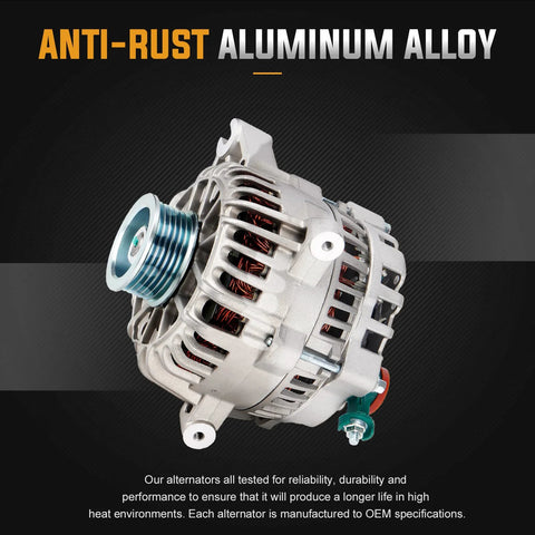 Alternator Replacement For F150 4.6L 5.4L 2004 To 2008 Not For SVT Lighting Heritage 2004 4.6L 5.4L Expedition 5.4L 2005 To 2006