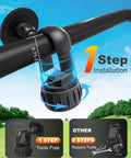 One-step installation of MagSafe Golf Push Cart Phone Holder With 360 Degree Rotation Hands Free Mount With Strong Magnets