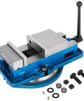Beefy 3 Inch Milling Vise For Bench Clamp, High Precision CNC Vise With 360 Degree Swivel Base, Heavy Duty Jaw, Solid Iron