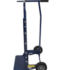 Side view of 510 Reel Truck 24 Inch Wide Heavy Duty Cable Hand Cart with Pro Grade Large Wheels for wire dispensing