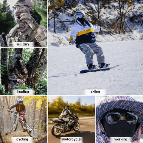 Camo Military Balaclava For Winter Outdoor Gear Cozy Warm Plush Face Mask Ski Mask For Hunting Fishing And Motorcycle Riding