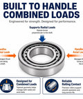 Top Tier 388A-383A Tapered Roller Bearing For Heavy Duty Trucks And Cars supports radial and axial loads with smooth design.