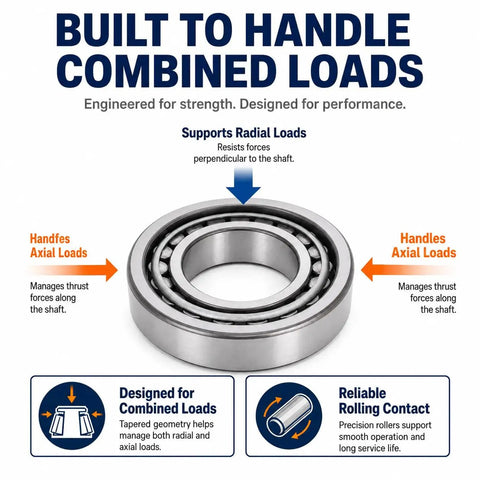 Top Tier 388A-383A Tapered Roller Bearing For Heavy Duty Trucks And Cars supports radial and axial loads with smooth design.