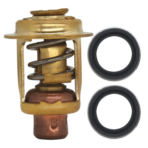 Thermostat And Seals Kit For Johnson Evinrude Outboard Motors 5 To 235 HP Replacement 60 C Temperature Brass Construction