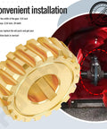 20T Worm Gear Replacement for 40 to 42 Inch Snowblowers as a Go-To Fix 1-7/8 Inch OD with installation detail
