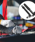 Compact Mini Ratcheting Wrench And Socket Tool Kit Tough As Nails Steel Spanners And Tight Squeeze Repairs For Automotive And Household Projects Lightweight Knuckle Saver Hand Tools being used for auto repair.