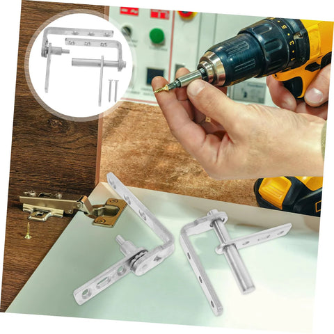Heavy Duty Stainless Steel Pivot Hinges For Doors With Auto Close Function For Hidden Bookcase Doors Ideal For Home Use And Construction