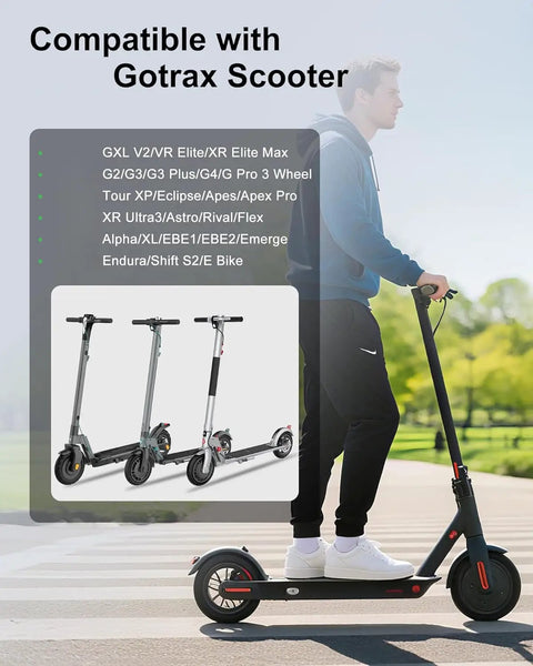 42V 2A Fast Charger For Gotrax Electric Scooters Compatible With GXL V2 G2 G3 G4 Apex Glider XR Elite XR Ultra And More Nine Point Eight Foot Cord Power Supply Adapter For 36V Lithium Ion Battery