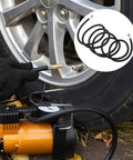 Kickin Flexible Braided Airbrush Hose Replacer With 1/8 Connector For Mini Pump Interior, black hose filling car tire.