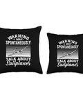 Glider Enthusiast Sailplane Pilot Throw Pillow For Aviation Fans And Airplane Nerds Cozy Decorative Cushion For Home Or Office