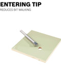 Bosch GT400 5/16 in. glass and tile drill bit, carbide-tipped, on a green ceramic tile